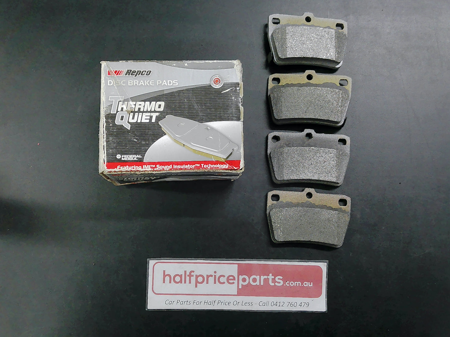 Repco Thermo Quiet Rear Brake Pad Set Suits Toyota Rav4 New Part