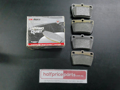 Repco Thermo Quiet Rear Brake Pad Set Suits Toyota Rav4 New Part