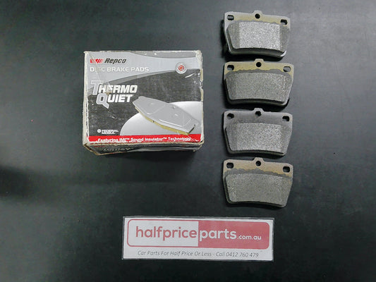 Repco Thermo Quiet Rear Brake Pad Set Suits Toyota Rav4 New Part