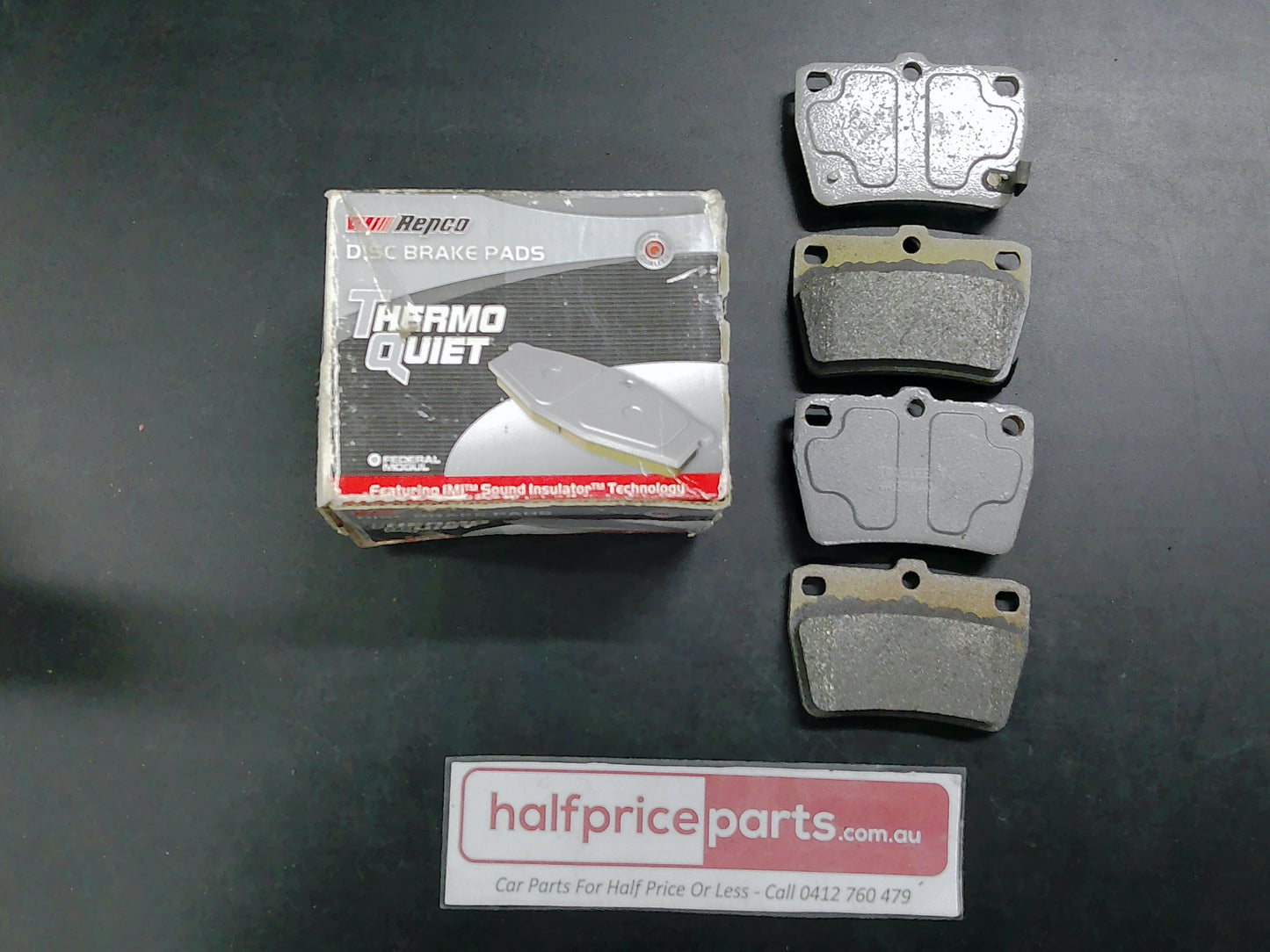 Repco Thermo Quiet Rear Brake Pad Set Suits Toyota Rav4 New Part