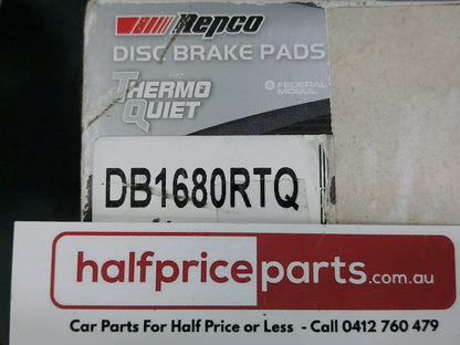 Repco Thermo Quiet Rear Brake Pad Set Suits Toyota Rav4 New Part