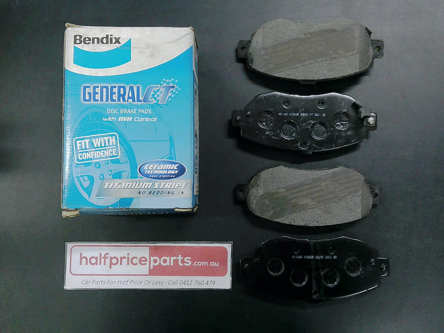 Bendix Front Brake Pad Set Suits Toyota Supra/Cresta/Aristo/Altezza/Mark II/Soarer/Chaser/Lexus/GS/IS/SC New Part