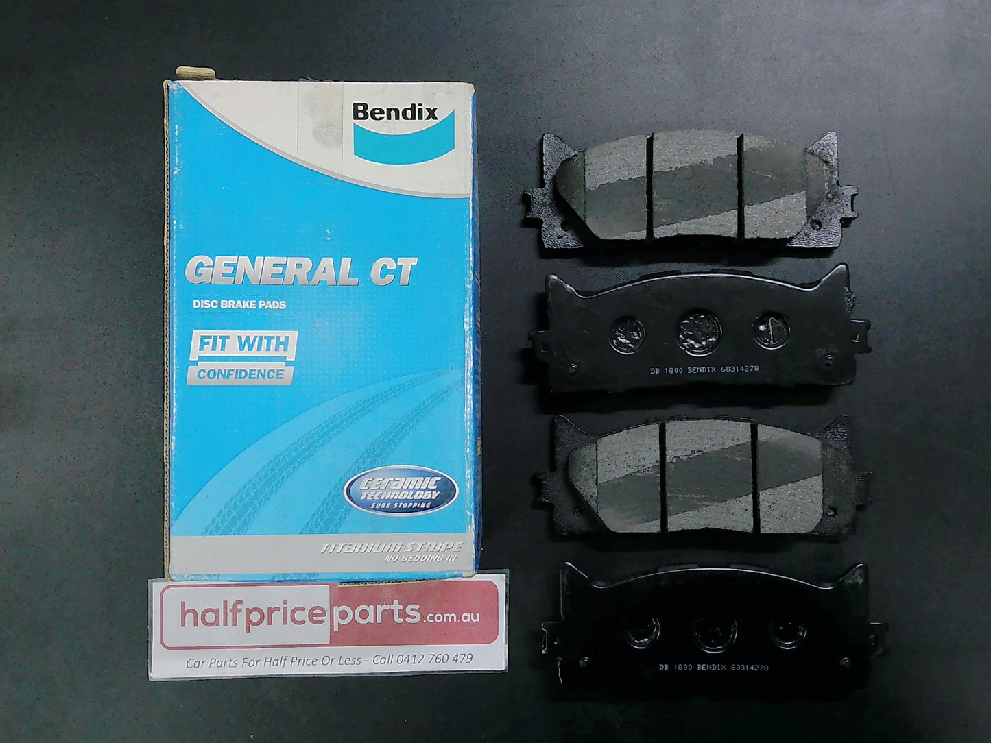 Bendix Front Brake Pads Suits Toyota Camry/Aurion New Part