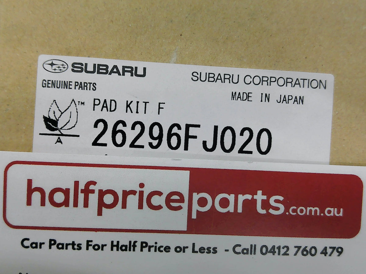 Subaru BRZ/Crosstrek/Forester/Impreza Genuine Front Disc Brake Pad Kit New