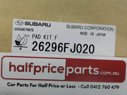 Subaru BRZ/Crosstrek/Forester/Impreza Genuine Front Disc Brake Pad Kit New