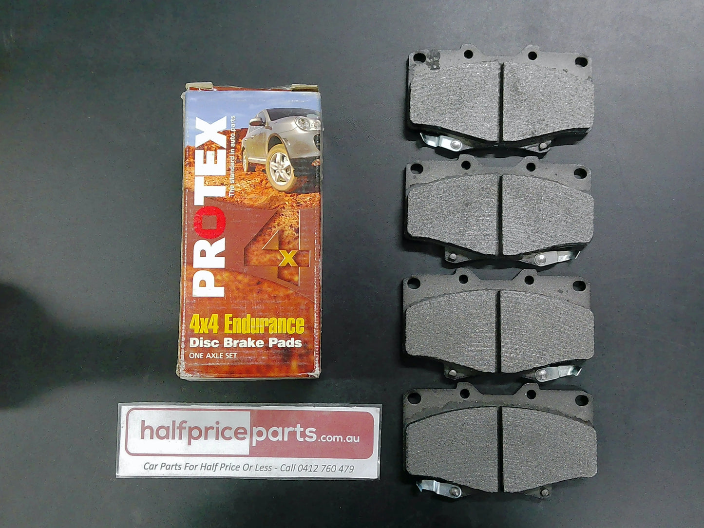 Protex Front Brake Pad Set Suits Toyota Landcruiser New Part