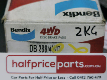 Bendix Front Brake Pad Set Suits Toyota Landcruiser/Hilux/4Runner New Part