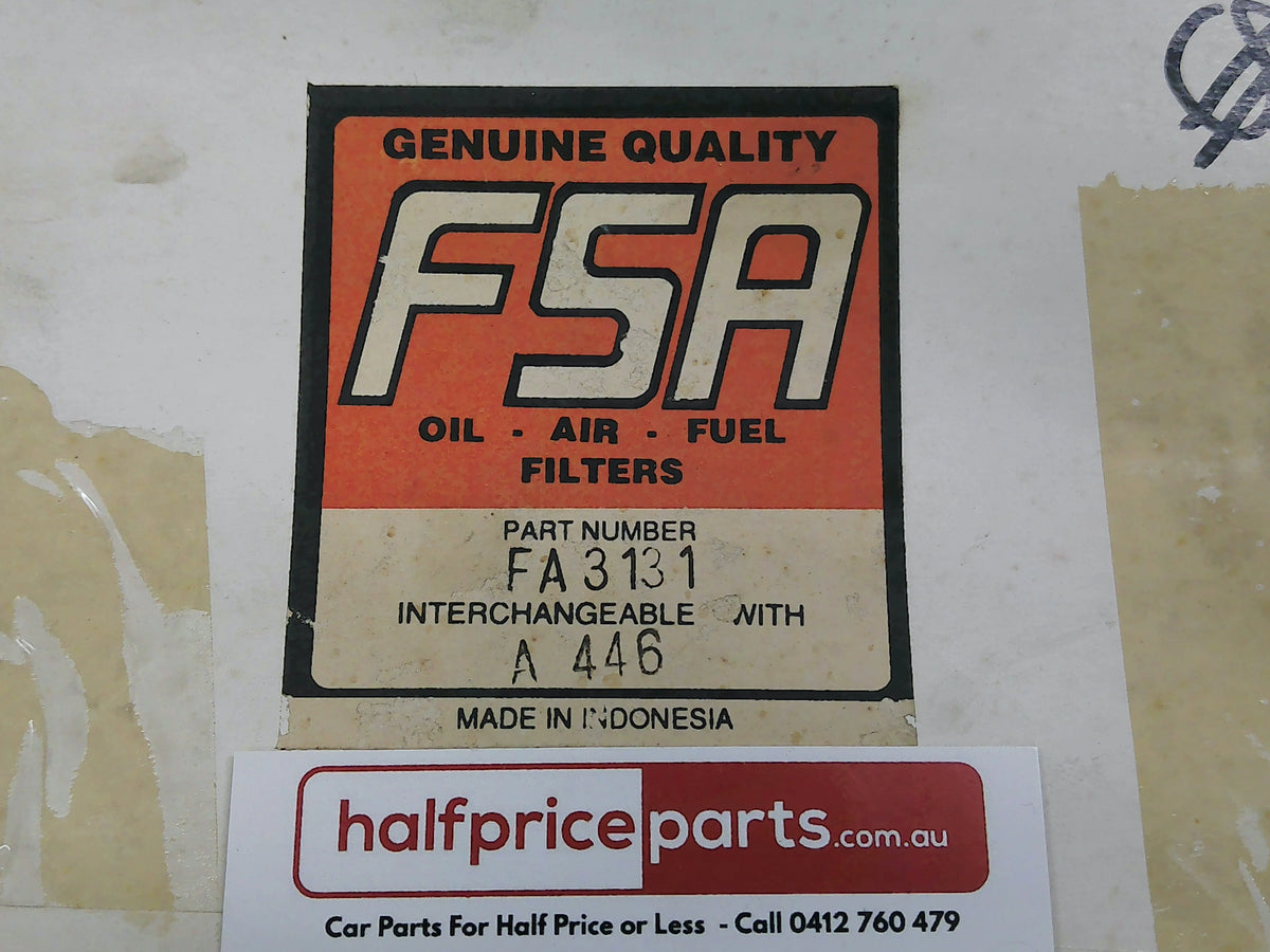 FSA Air Filter Suits Toyota/Holden/Daihatsu New Part