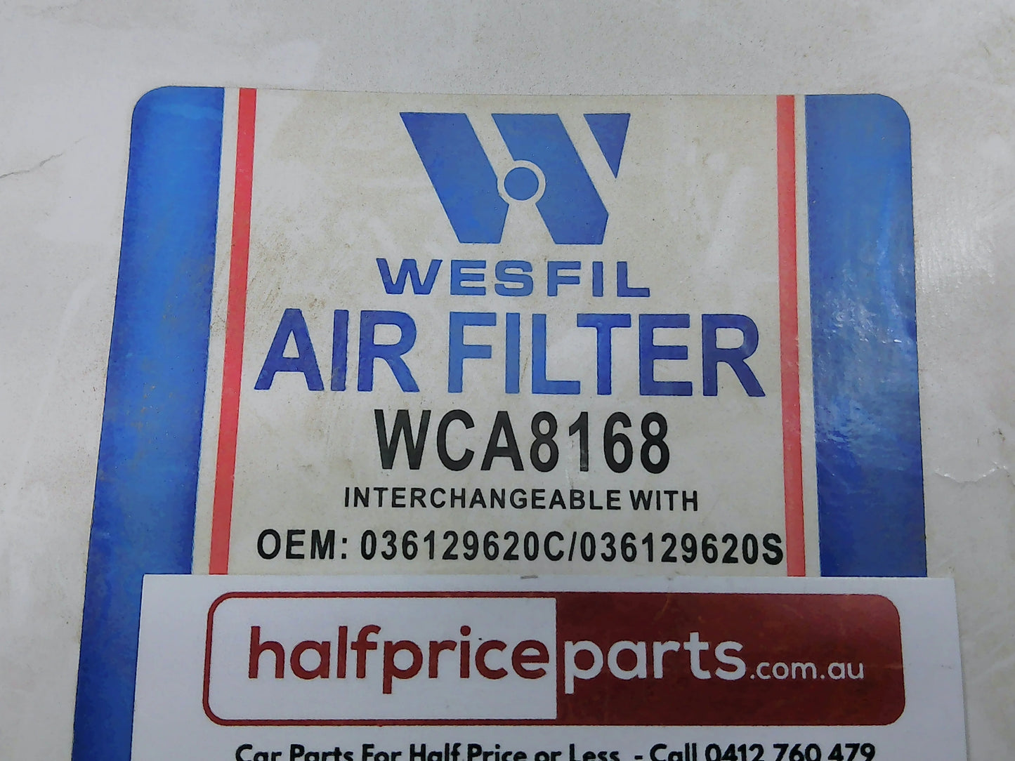 Wesfil Air Filter Suits Volkswagen Polo New Part