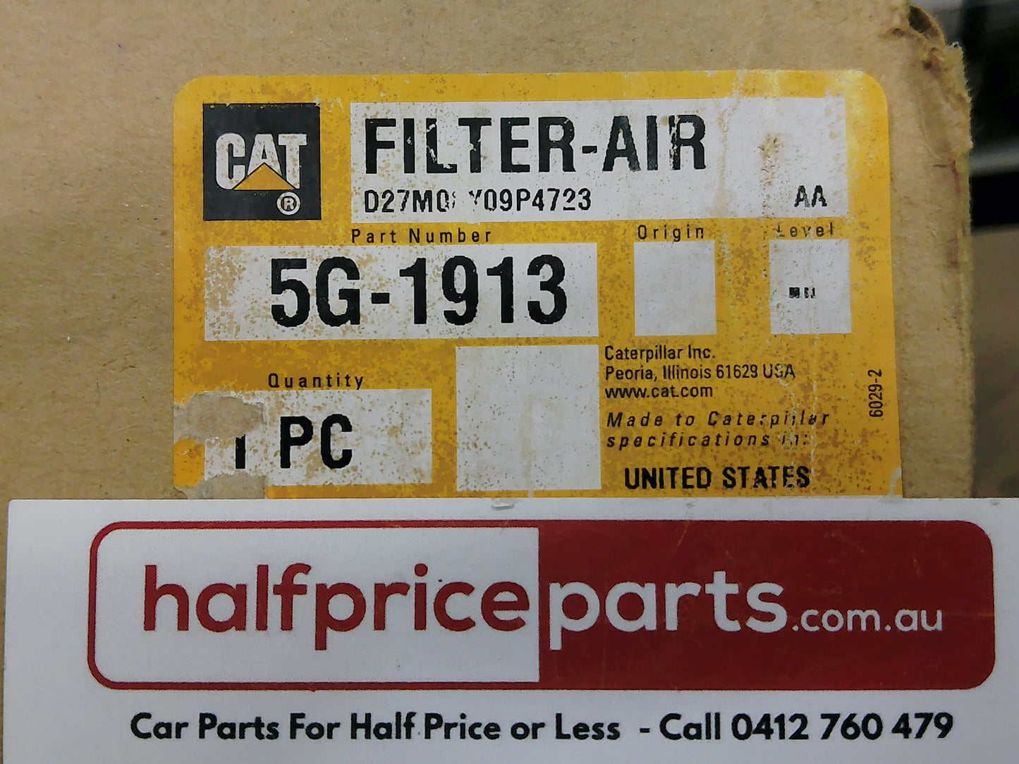 Cat Genuine Air Filter New Part