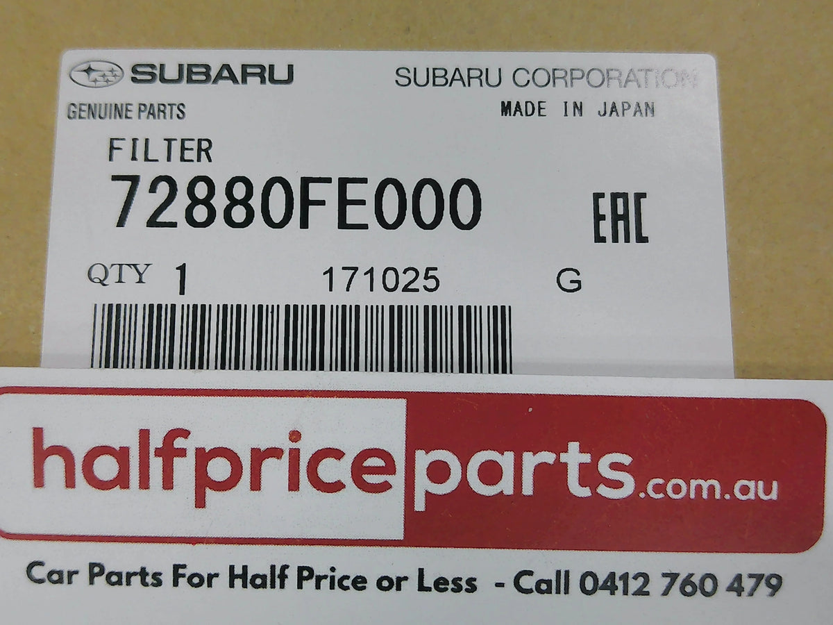 Subaru Impreza/WRX Genuine Cabin Filter New Part