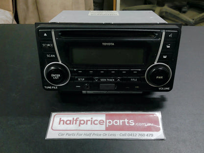 Toyota Prado 120/150 Series/Hilux/Landcruiser 70 Series Genuine Head Unit Used Part