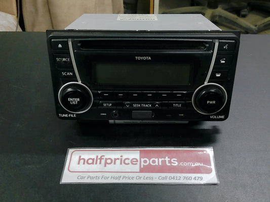 Toyota Prado 120/150 Series/Hilux/Landcruiser 70 Series Genuine Head Unit Used Part
