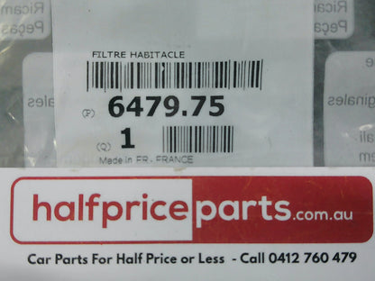 Peugeot/Citroen Genuine Cabin Filter New Part