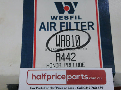 Wesfil Air Filter Suits Honda Prelude New Part