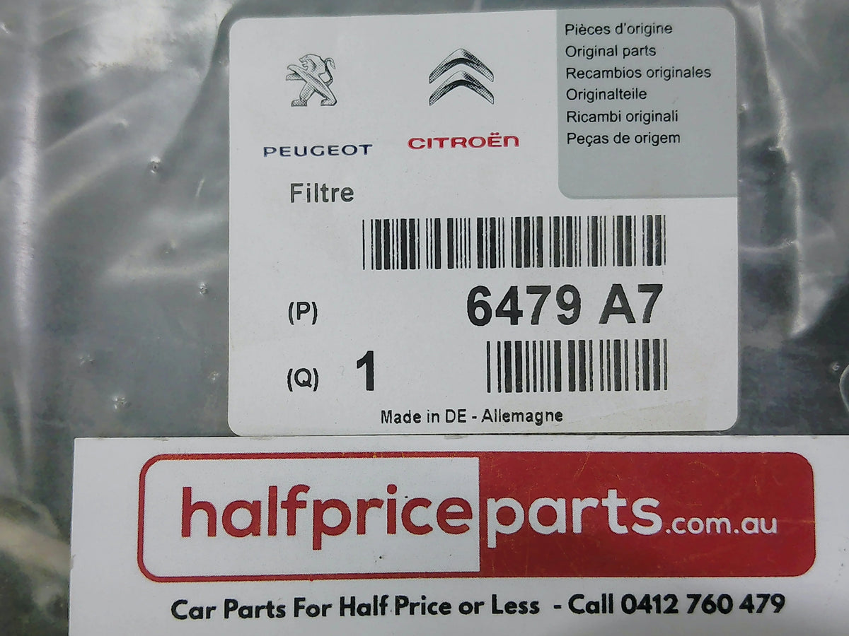 Peugeot Expert/Fiat Scudo/Citroen Dispatch Genuine Cabin Filter New Part
