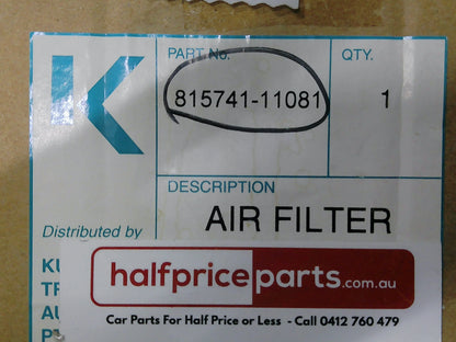 Kubota B9200/KX71/R310/B2150 Genuine Flanged Air Filter New Part