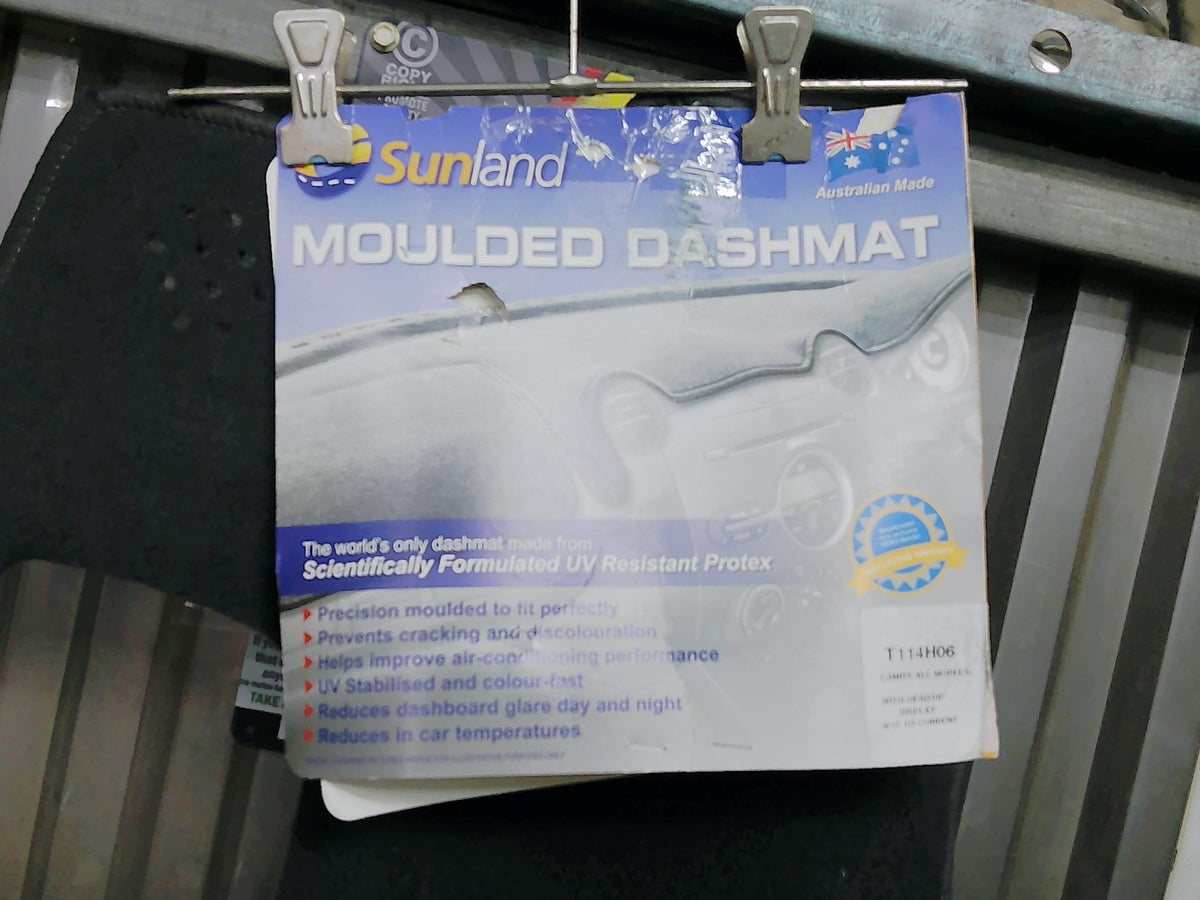 Sunland Dash Mat Suits Toyota Camry With Heads Up Display - Charcoal Grey - New Part