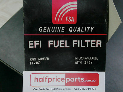 FSA EFI Fuel Filter Suits Holden Nova/Toyota Starlet/Corolla/Corona/Sprinter New Part
