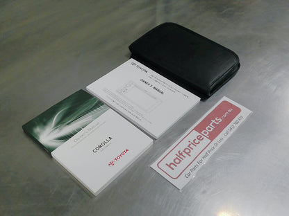 Toyota Corolla Genuine Owners Manual/Audio Manual New Part