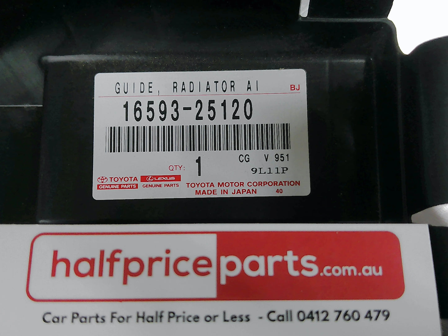 Toyota Rav4 Genuine Radiator Air Guide New Part