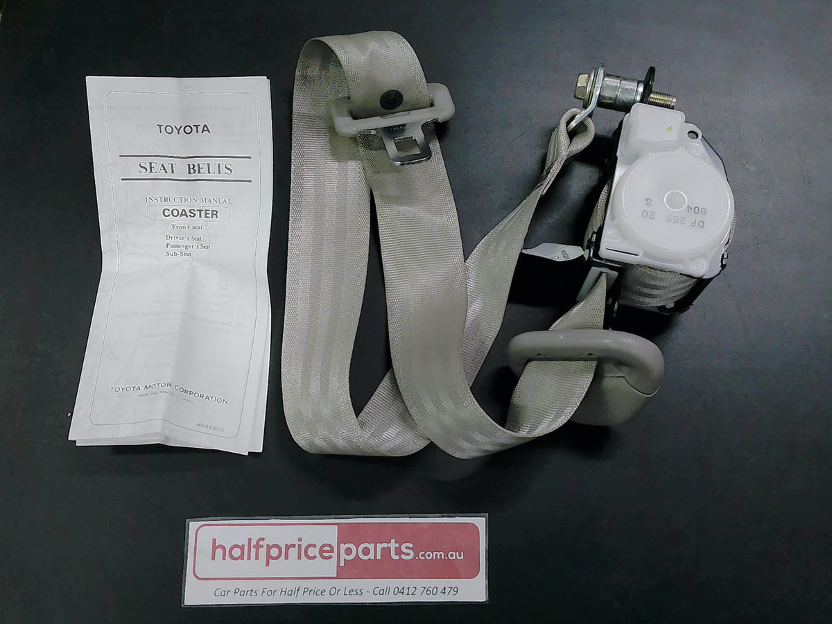 Toyota Coaster Genuine Front Right Hand Seat Seat Belt Assembly (Grey) New Part