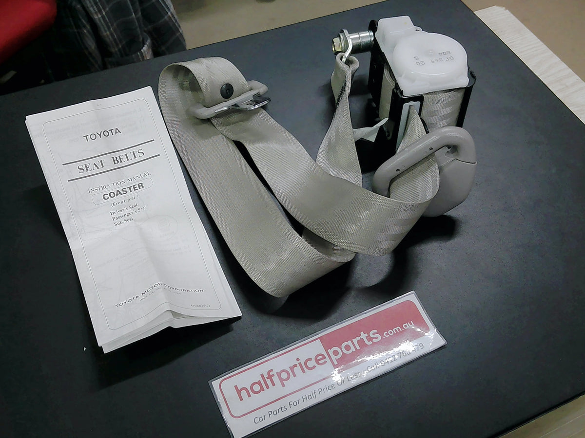 Toyota Coaster Genuine Front Right Hand Seat Seat Belt Assembly (Grey) New Part