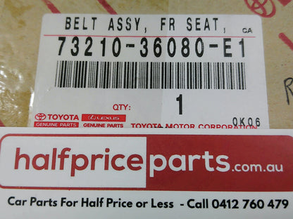 Toyota Coaster Genuine Front Right Hand Seat Seat Belt Assembly (Grey) New Part