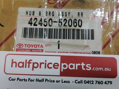 Toyota Yaris Genuine Right Hand Rear ABS Hub And Shaft New Part