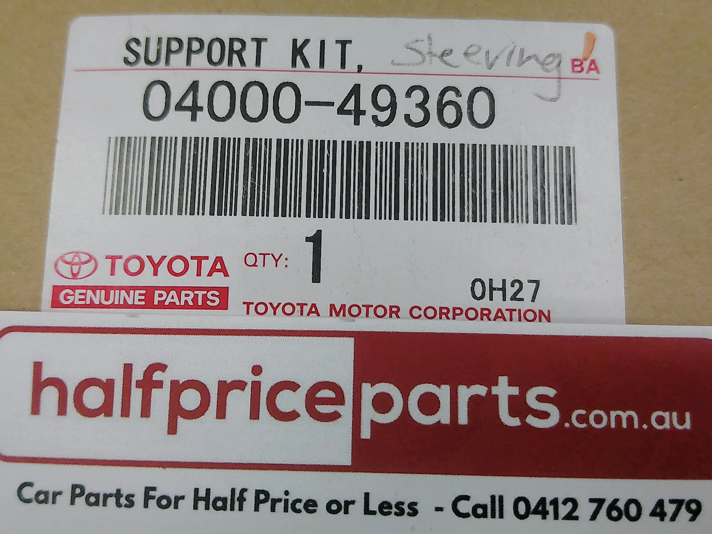 Toyota Landcruiser / Lexus Genuine Steering Support Kit New Part