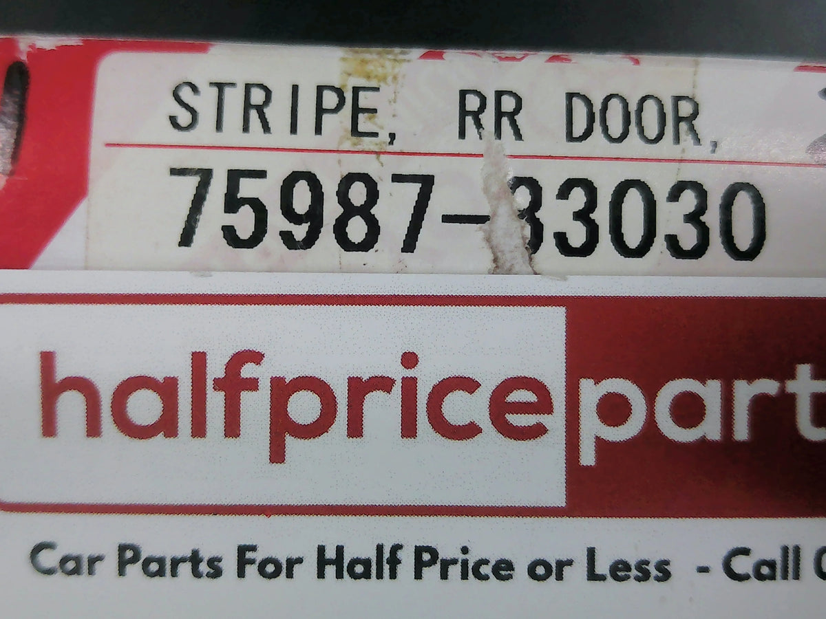 Toyota Camry Genuine Right Hand Rear Door Stripe New Part