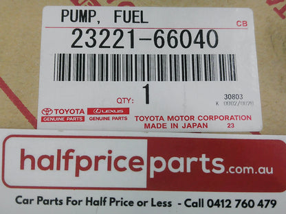 Toyota 100 Series Landcruiser Genuine Fuel Pump Assy New Part