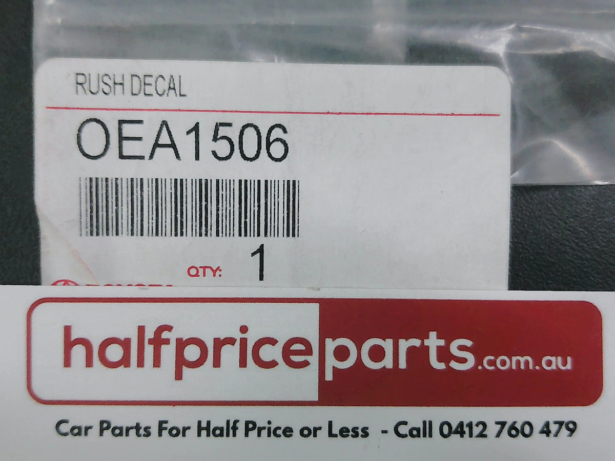 Toyota Rush Genuine Chrome Emblem New Part
