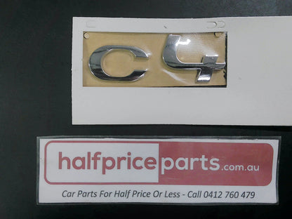 Citroen C4 Genuine Chrome Emblem New Part
