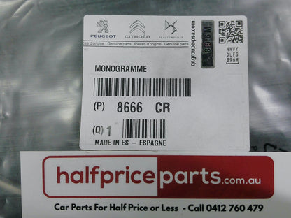 Citroen C4 Genuine Chrome Emblem New Part