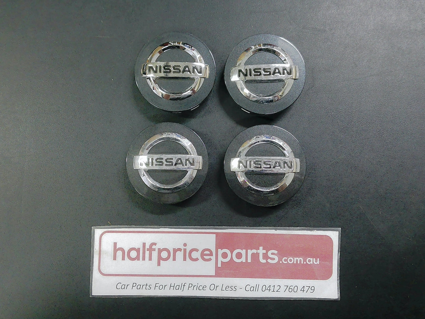 Nissan Juke/Micra/Qashqai/X-Trail/Navara/Pulsar Alloy Centre Caps Set Of 4 New Part