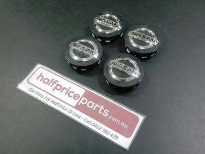 Nissan Juke/Micra/Qashqai/X-Trail/Navara/Pulsar Alloy Centre Caps Set Of 4 New Part