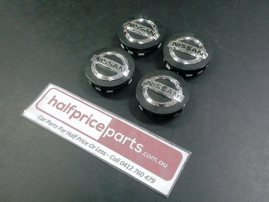 Nissan Juke/Micra/Qashqai/X-Trail/Navara/Pulsar Alloy Centre Caps Set Of 4 New Part