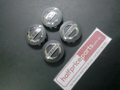 Nissan Juke/Micra/Qashqai/X-Trail/Navara/Pulsar Alloy Centre Caps Set Of 4 New Part