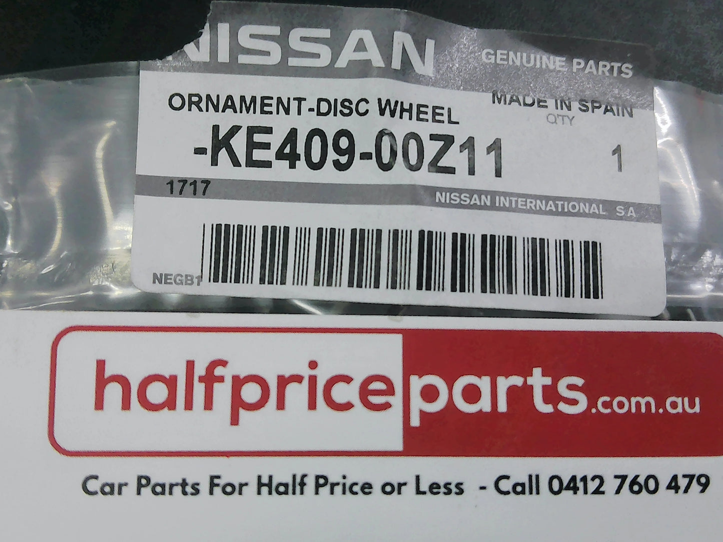 Nissan Juke/Micra/Qashqai/X-Trail/Navara/Pulsar Alloy Centre Caps Set Of 4 New Part