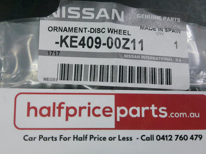 Nissan Juke/Micra/Qashqai/X-Trail/Navara/Pulsar Alloy Centre Caps Set Of 4 New Part