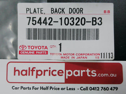 Toyota Starlet Genuine Rear Door Hatch Decal New Part