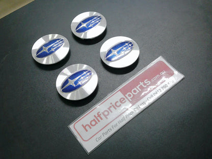 Subaru Impreza/Legacy/Outback Genuine Alloy Centre Caps Set Of 4 Used Part