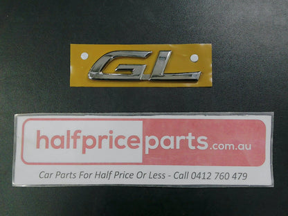Toyota Hiace GL Genuine Tailgate Badge New Part