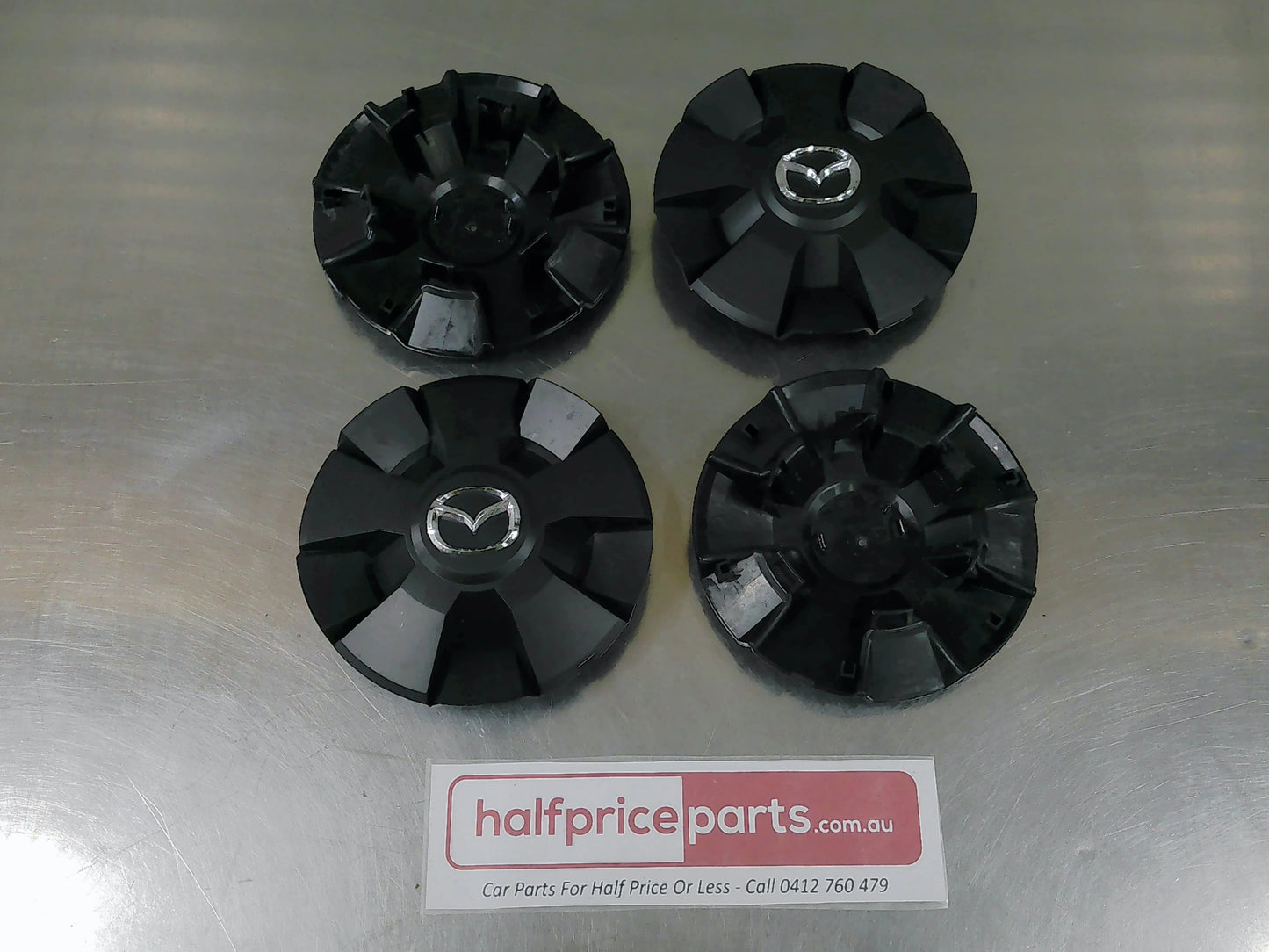 Mazda BT-50 TF Genuine 18 Inch Alloy Wheel Centre Caps Set Of 4 Used Part