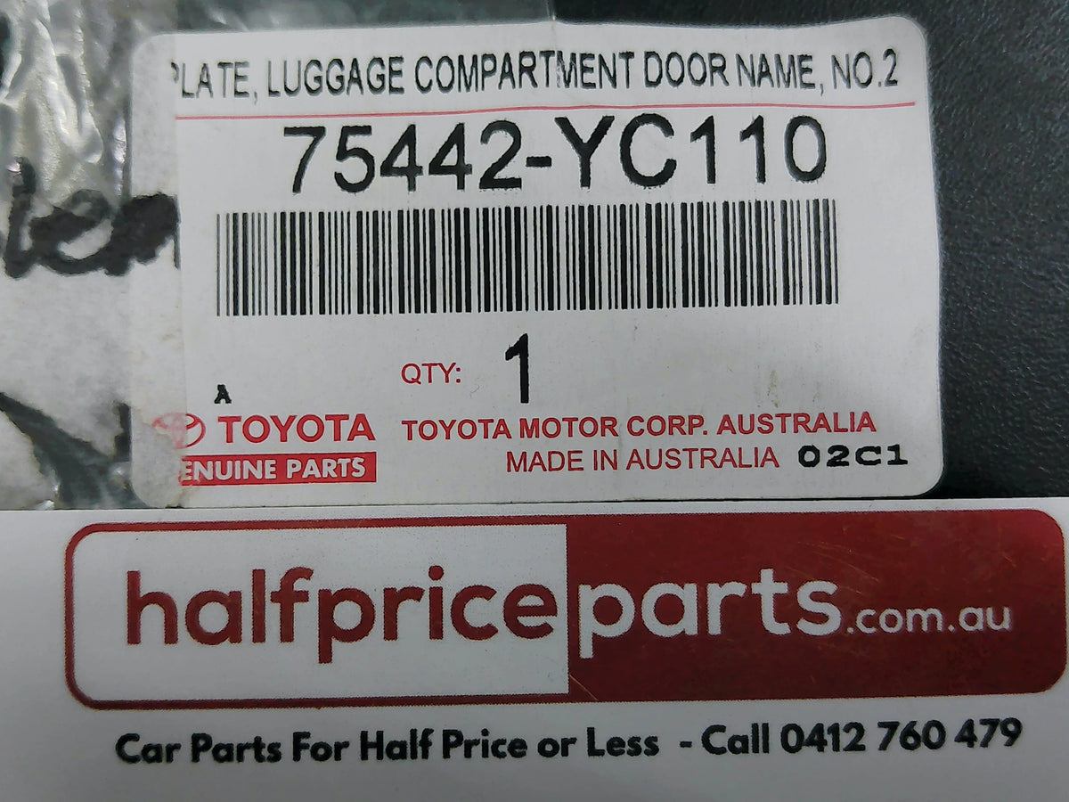 Toyota Camry Sedan Genuine Boot Lid Emblem New Part