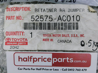 Toyota Avalon Genuine Right Hand Rear Bumper Retainer New Part