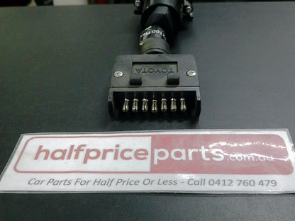 Toyota Genuine Trailer Adapter Large 7 Pin Round To 7 Pin Flat New Part