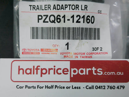Toyota Genuine Trailer Adapter Large 7 Pin Round To 7 Pin Flat New Part