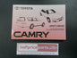 Toyota Camry Genuine Owners Manual New Part